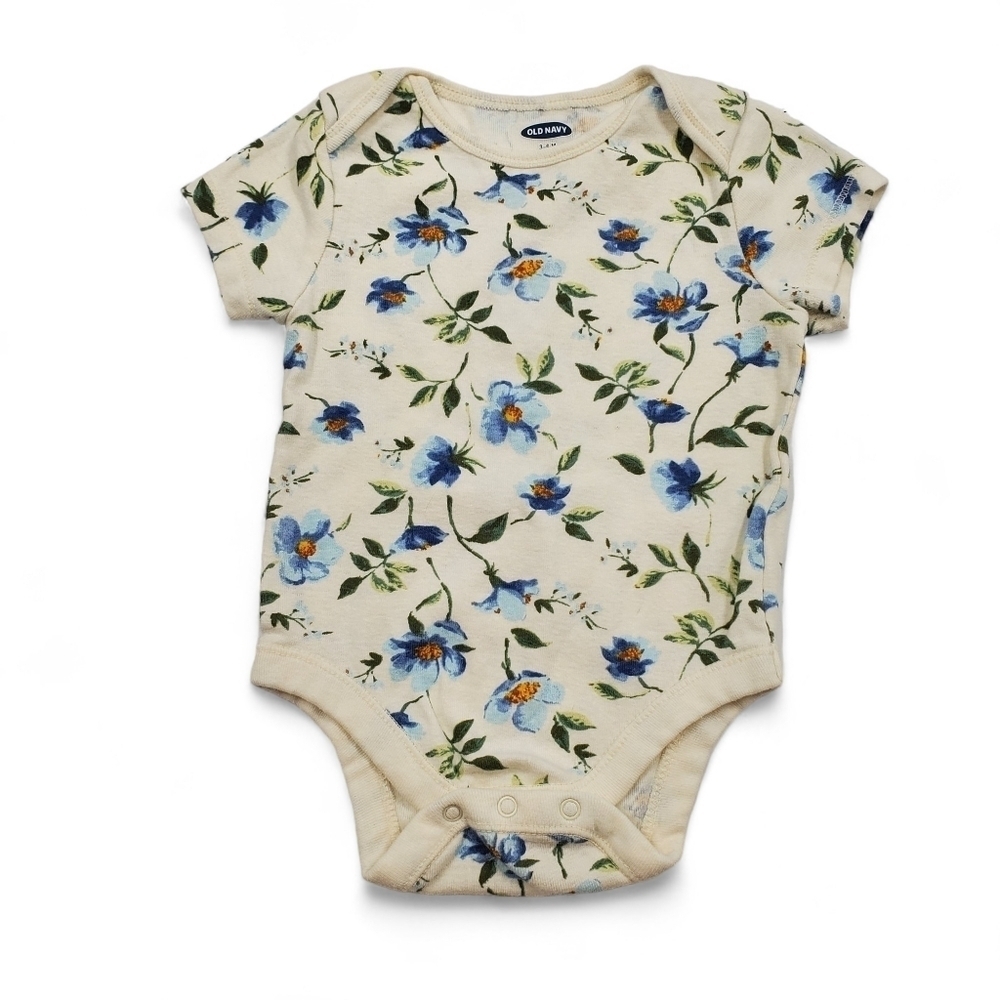 Old Navy Floral Baby Onesie